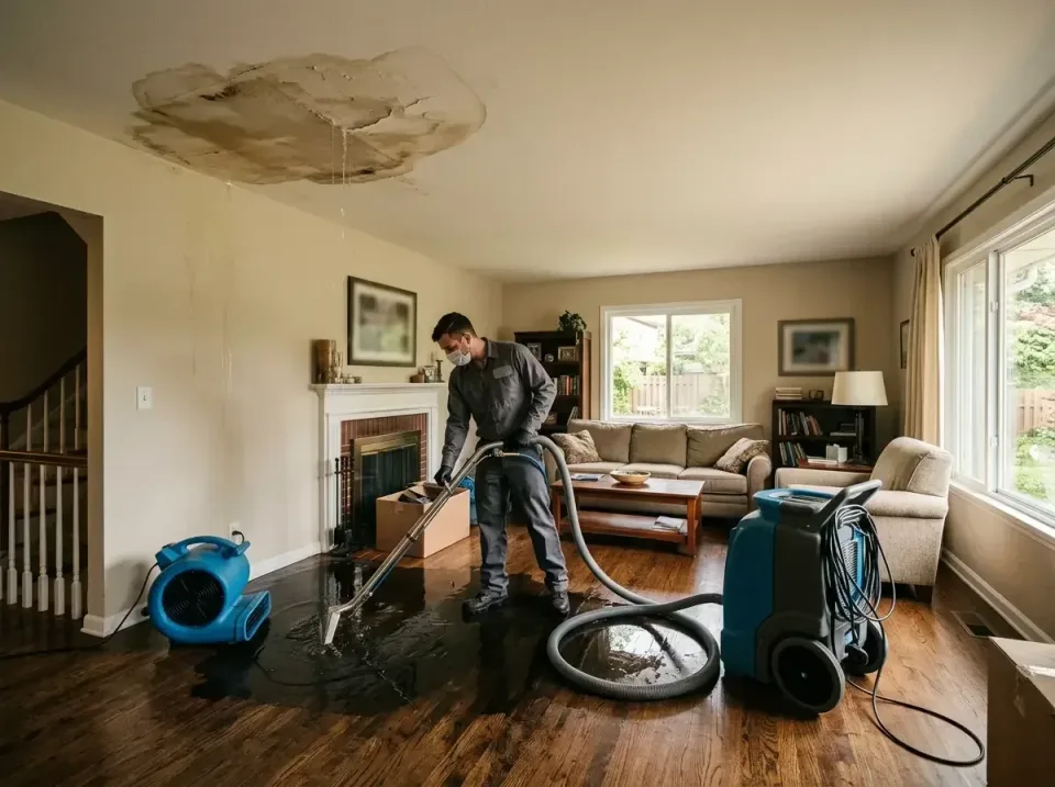 attic-pipe-burst-ceiling-drip-008 — frequently asked questions, Water Damage Restoration & Carpet Care in Oak Trail Shores,…